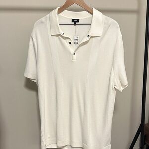 Express White Polo Shirt